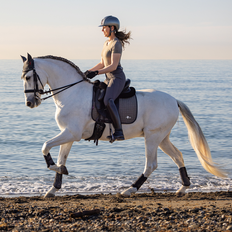 LeMieux Earth Dressage Square - Moss - Large -4